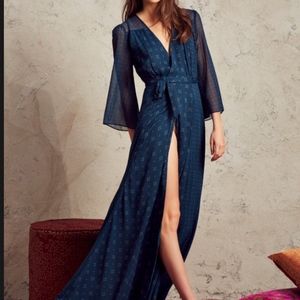 Tularosa Maxi Wrap Dress WORN ONCE, dry cleaned